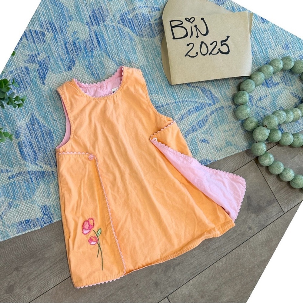 George Vintage Inspired Toddler Girl’s Sleeveless Cotton Dress floral